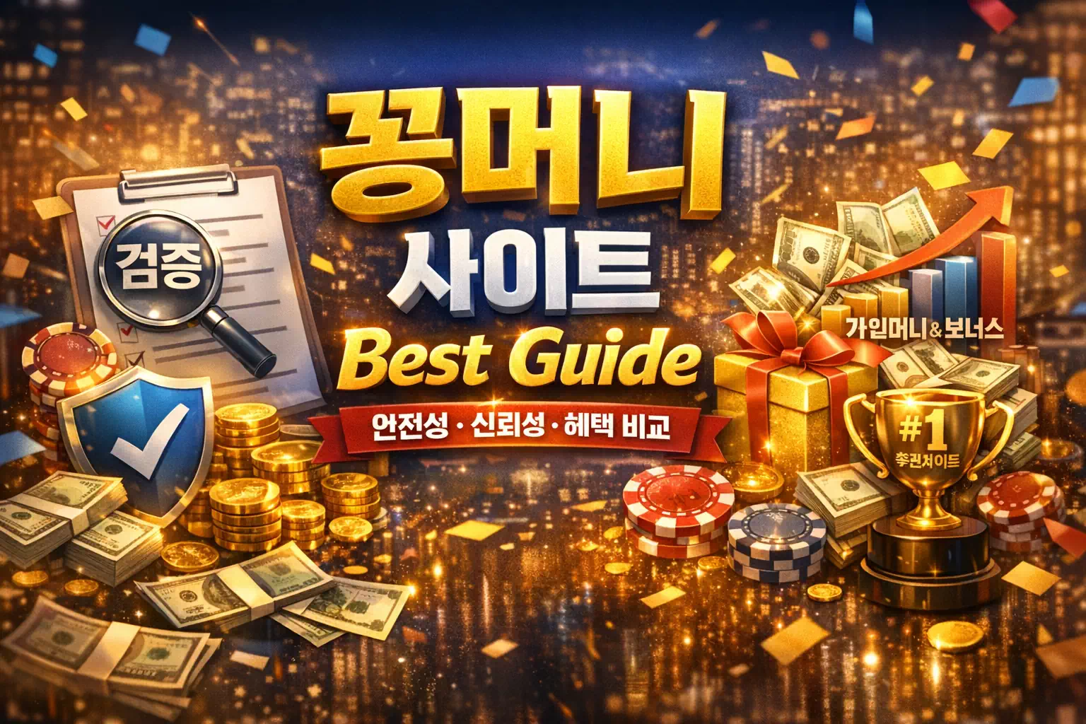 꽁머니 꽁머니사이트 꽁머니추천 핵심 기준을 보여주는 메인 비주얼 이미지